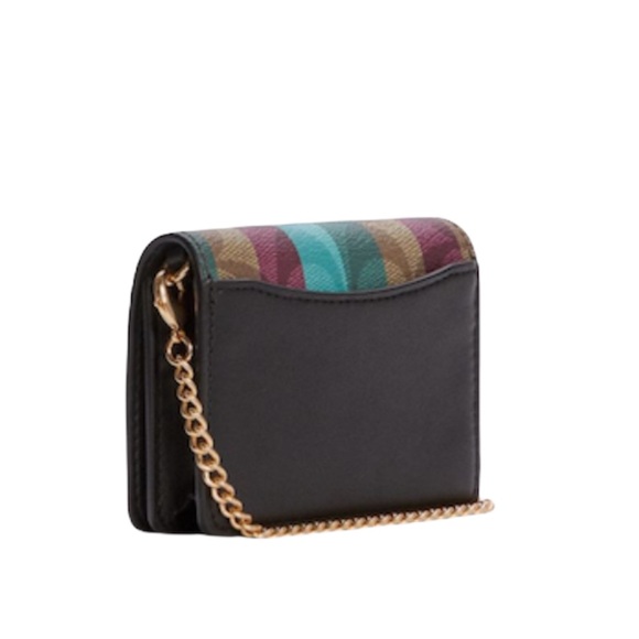 🆕COACH Gold/Khaki Multi Stripe - Picture 6 of 8